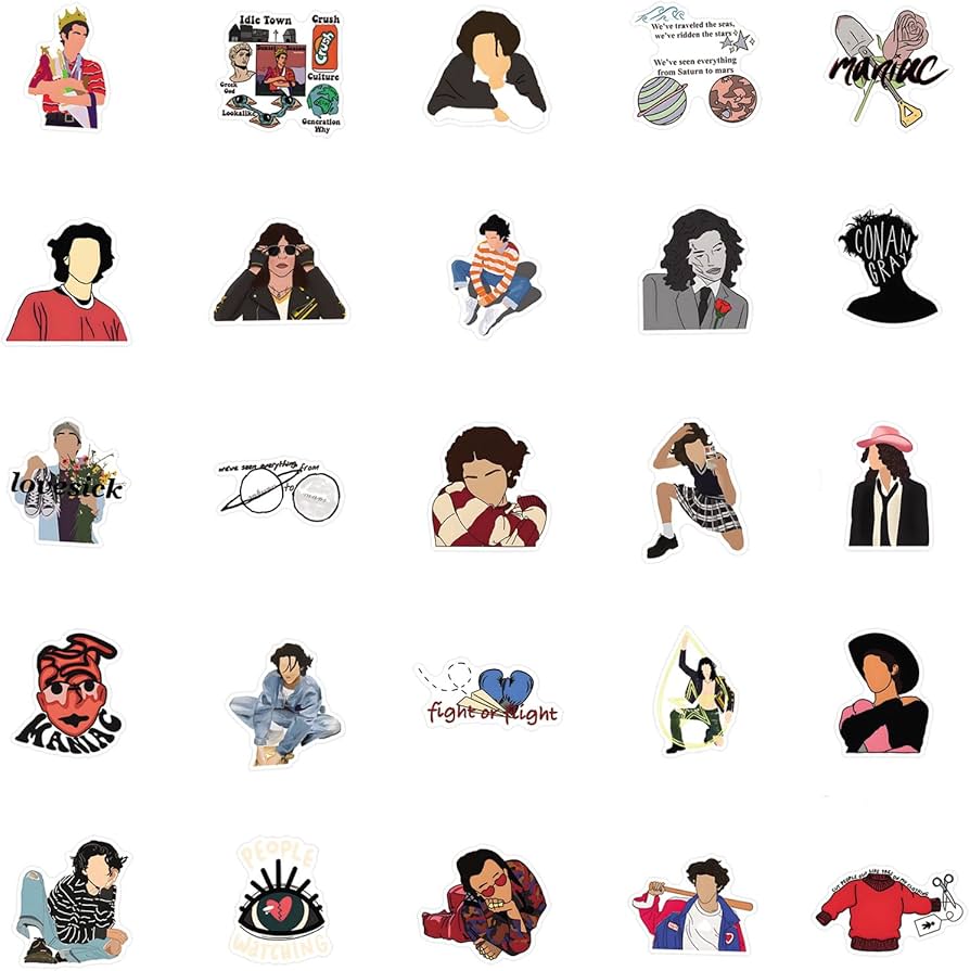 Dean Blotto Gray  ステッカー Dean Blotto Gray ステッカー STICKERS AND STUFF – Jesse Dean Designs