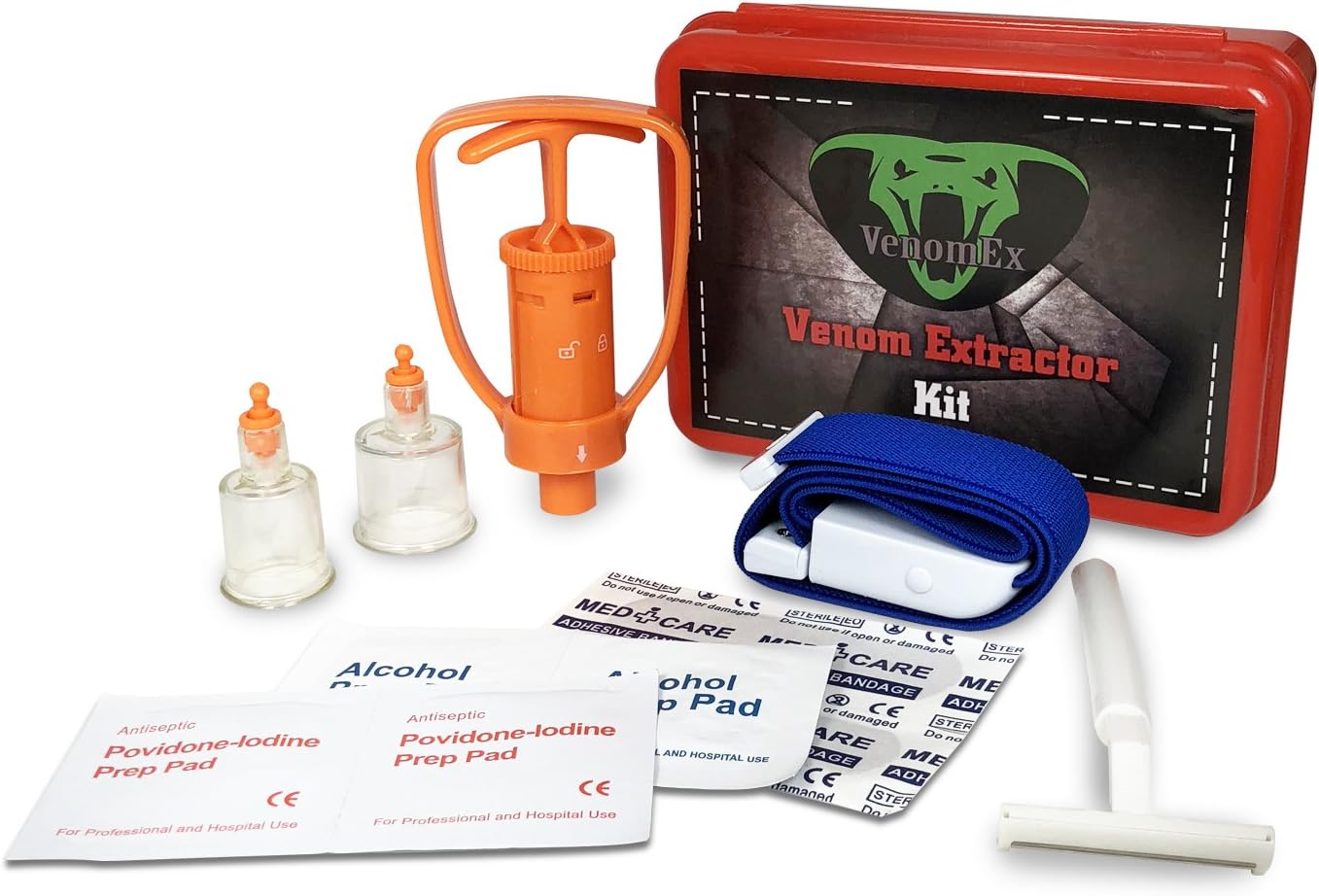 is ideal for Snake Bites, Bee Sting and Bug bites- Venom Extractor Suction Pump for Hiking, Backpacking and Camping. Includes BONUS Shaver.