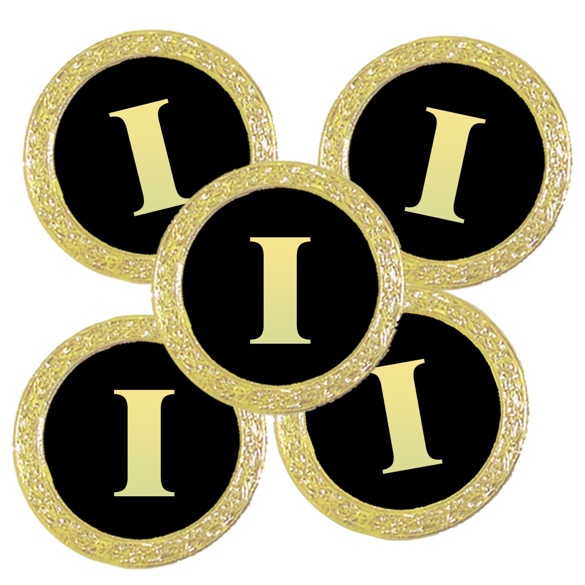 Best Impressions Personalised Golf Ball Markers with Initial (I) โ image 1
