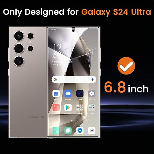 Miniatura 33 de Paquete de 2+2 protectores de pantalla de privacidad para Samsung Galaxy S10 de 6.1 pulgadas, protector de pantalla flexible de TPU antiespía