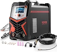 Vista 1 de VEVOR TIG Welder, 225A 6-In-1 Aluminum Welding Machine (Large LED Display)- AC TIG/DC TIG/AC Pulse TIG/DC Pulse TIG/Spot TIG/MMA(Stick), 110&220V