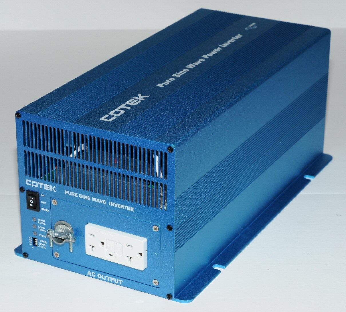 Samlex SK3000-148 Pure Sine Wave DC-AC Power Inverter, 3000W Continuous output power, 6000W Surge output power, 50/60Hz switch selectable output frequency, Input and Output fully isolation design
