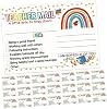 Teacher Mail Cards Postcards 100pcs Classroom Motivational Behavior Notes for Kindergarten Preschool Students Awards and Incentives Supplies