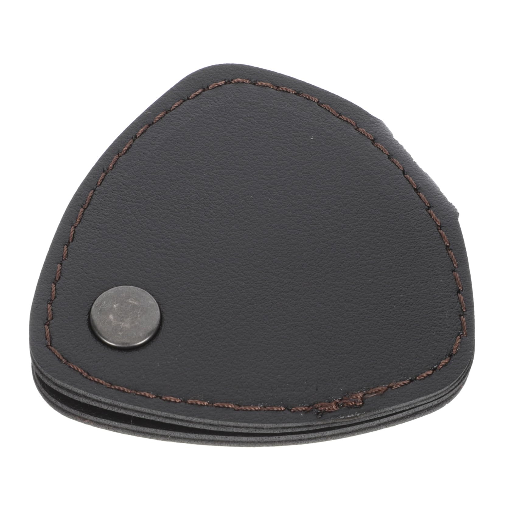 Vaguelly Portable Leather Guitar Pick Storage Pouch Durable Pick Holder for Guitar Plectrums Lightweight Stylish Design present for Guitarists Easy Open Close Buckle