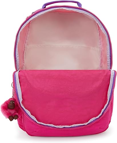 Miniatura 3 de Mochila Kipling Seoul extra grande, para laptop de 17 pulgadas, Rosa (Azalea Pink), Grande