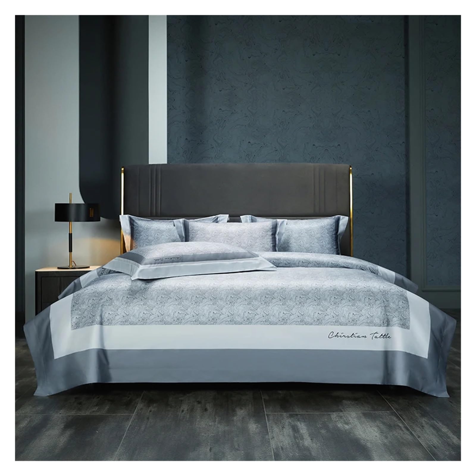 FYIYIEW double duvet set, 1000TC Egyptian Cotton Bedding Set Bed Linens Quilt Duvet Cover Pillowcase