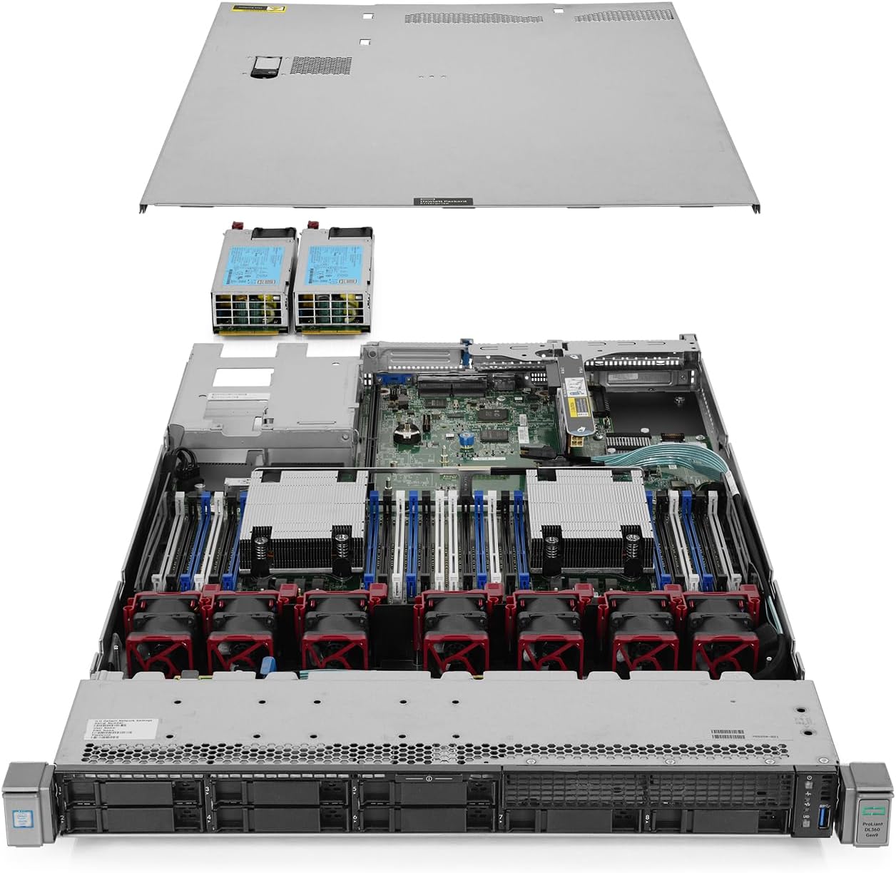 HP ProLiant DL360 G9 Server 2X E5-2680v4 2.40Ghz 28-Core 256GB 1.9TB SSD + 7.2TB (Renewed)