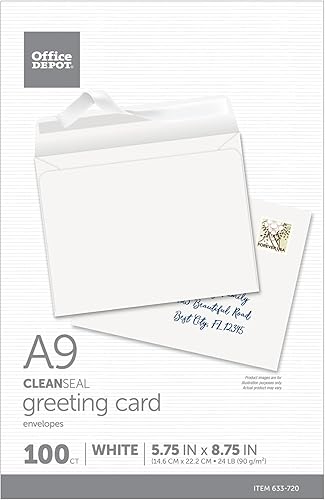 Miniatura 4 de Office Depot Clean Seal(TM) - Sobres de invitación, 12030 (4.7 in)