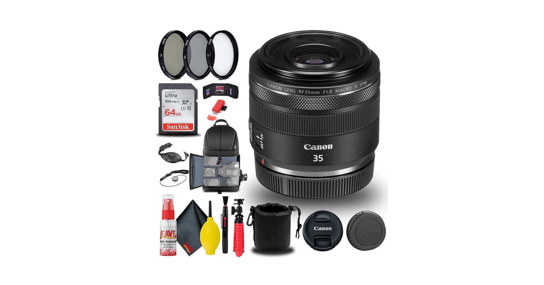 Amazon.com : Canon RF 35mm f/1.8 is Macro STM Lens (2973C002) +