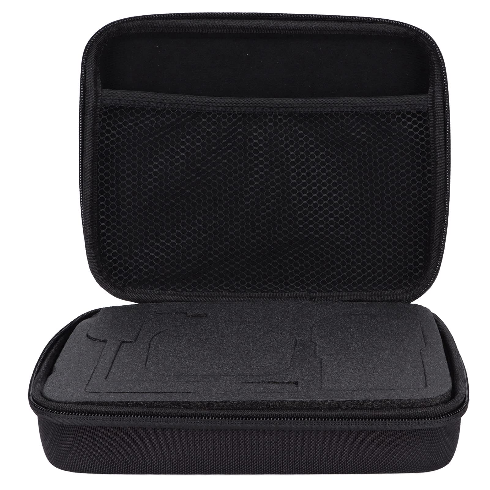 ASHATA Custodia da Trasporto per, Custodia Portatile per Walkie-Talkie Borsa da Viaggio per Radio Bidirezionale Custodia Protettiva con Tasca in Rete per UV‑82, UV‑8d, UV‑ e