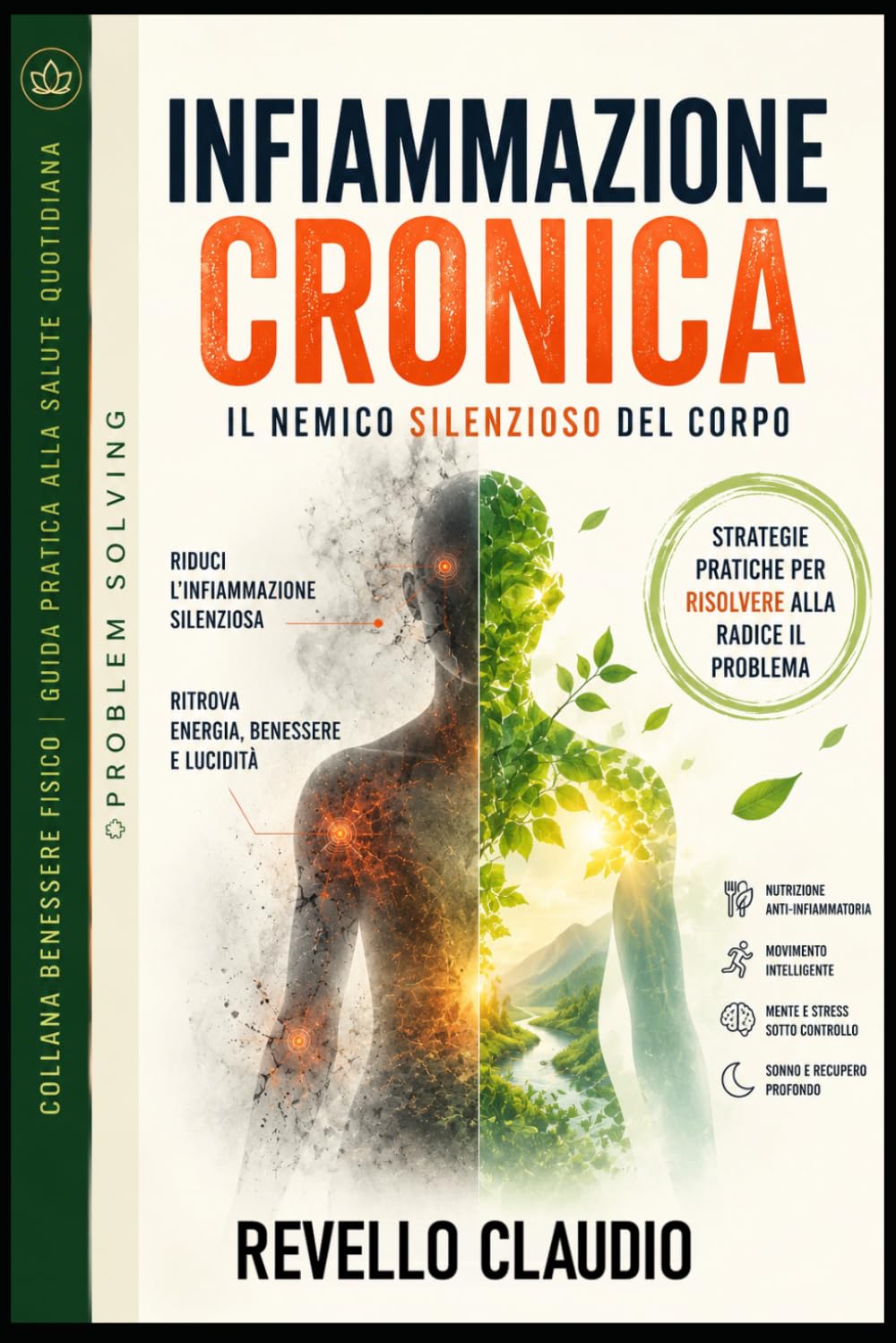 INFIAMMAZIONE CRONICA IL NEMICO SILENZIOSO DEL CORPO: STRATEGIE PRATICHE PER RISOLVERE ALLA RADICE IL PROBLEMA (- PROBLEM SOLVING - COLLANA BENESSERE FISICO - GUIDA PRATICA ALLA SALUTE QUOTIDIANA)