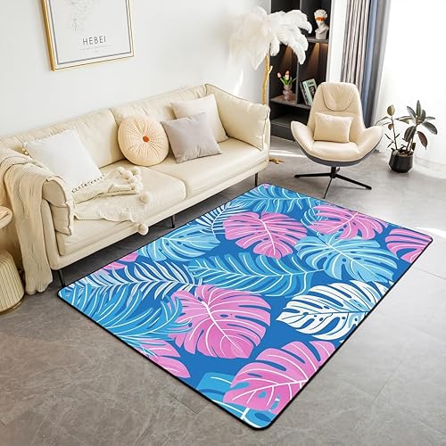 Miniatura 15 de Feelyou Alfombras de sala de estar, alfombra de 5 x 7 pulgadas, retro, floral, bohemio, alfombra decorativa para interiores, diseño floral Tierra