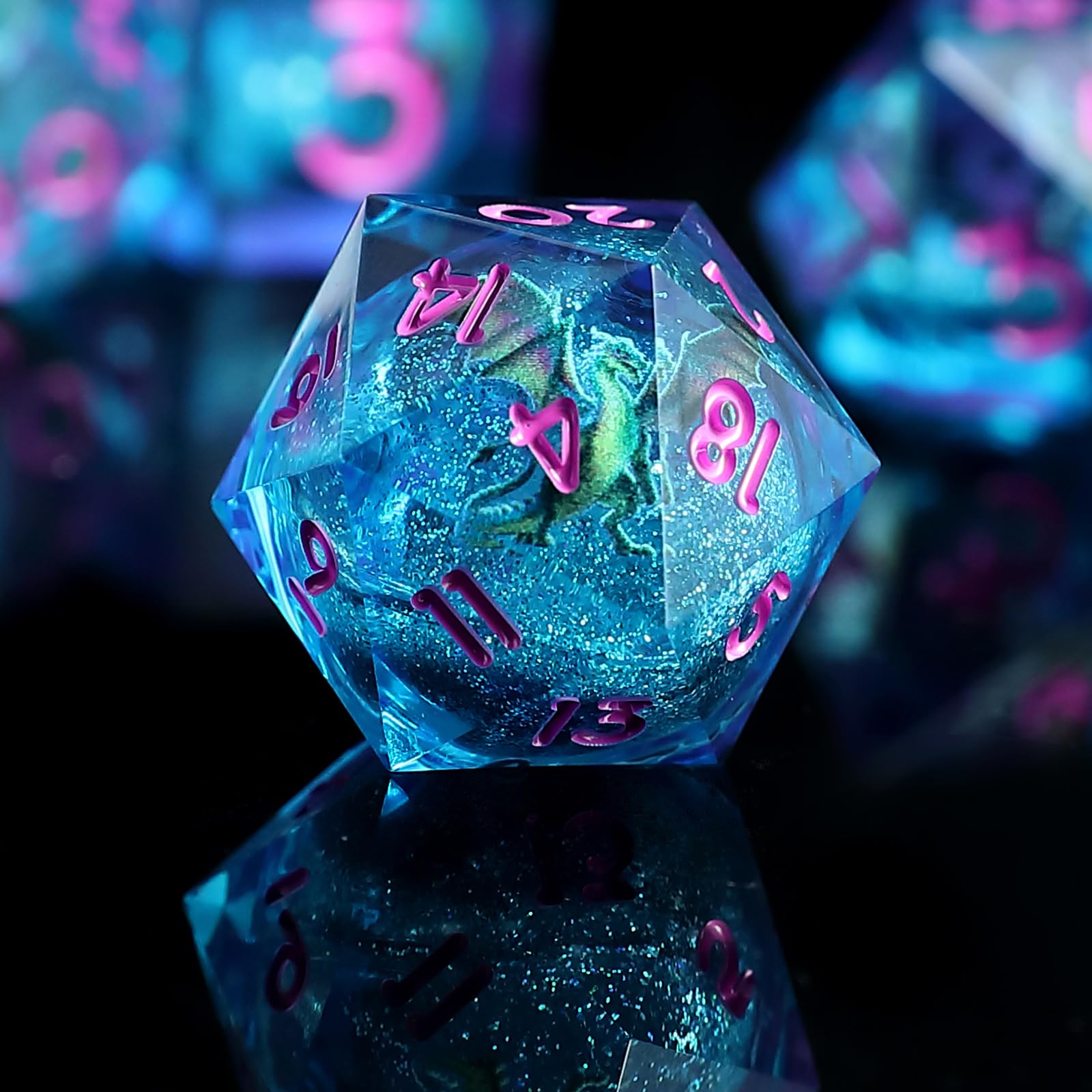 Liquid Core DND Dice Set 7pcs - Image 3