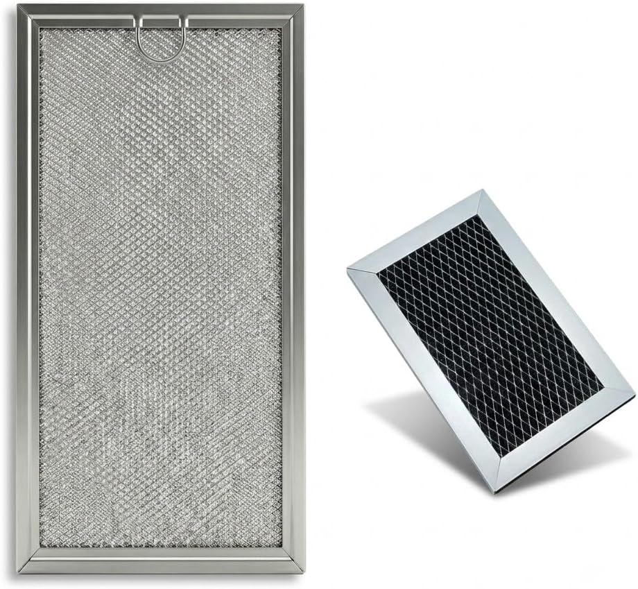Microwave Charcoal Filter for Whirlpool WMH32519HZ0,WMH32519HZ1, WMH32519HZ2,WMH32519HZ3, WMH32519HZ4(2PCS)