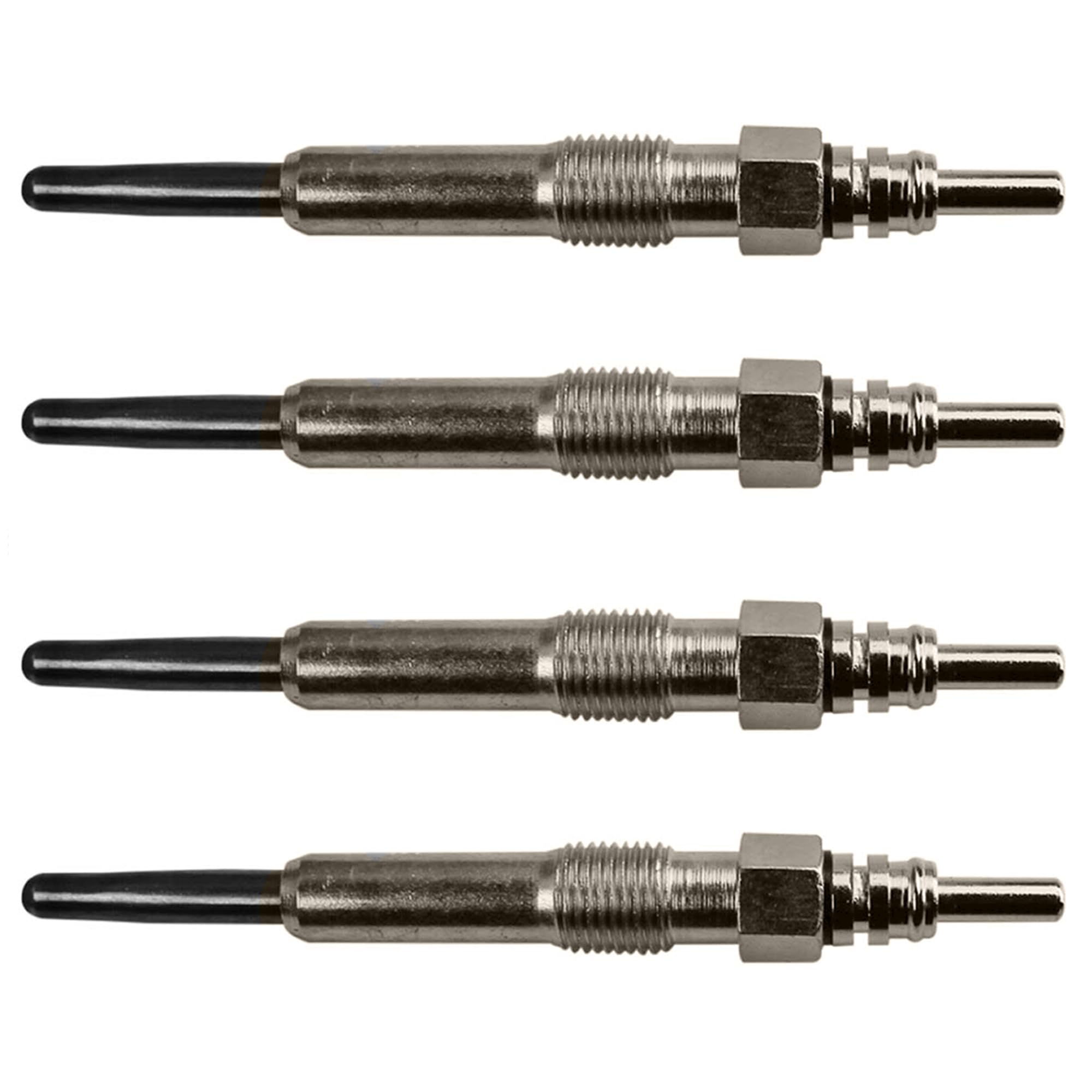 4 Bougie de préchauffage Compatible pour A2 A3 A4 Altea Ibiza Leon Toledo Fabia Octavia Roomster Superb Caddy Crafter T5 Caravelle Multivan Transporter Golf V Eos Jetta Polo 1,9 Tdi 105 2,0 140ch
