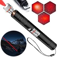XIMIBI High Power Red Laser Pointer - USB Rechargeable Long Range for Hiking, Presentations & Cats