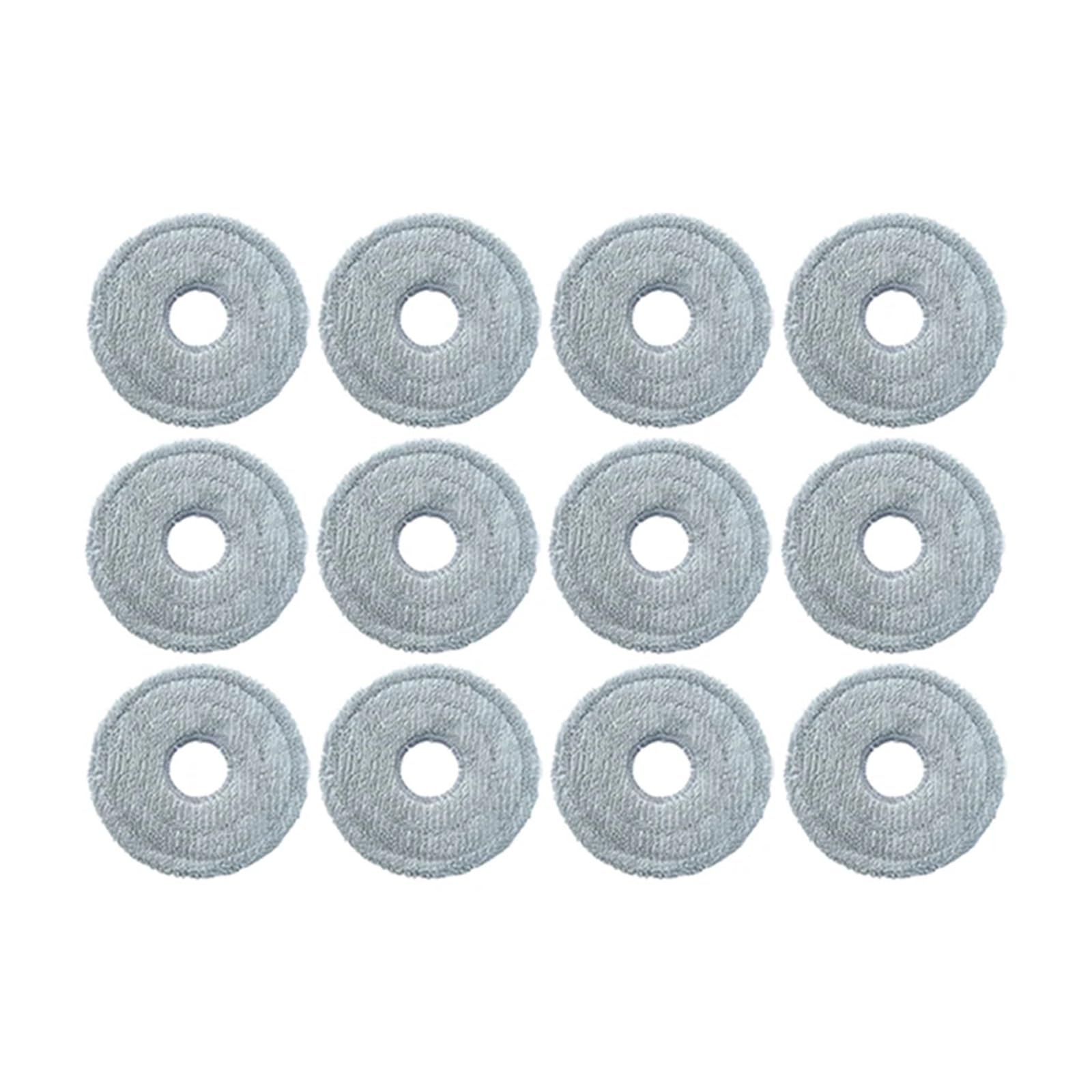 SLAQEYDJS Generic Mop Cloth Replacement Parts, Compatible For Dreame L40s Ultra L40s Pro Ultra Robot Vacuum Cleaner(12pcs)