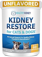 Kidney Restore Cats & Dogs Unflavored for Supporting Normal Kidney Function, Creatinine, Pet Renal Kidney Health Supplement Felines Canines