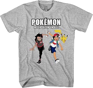 Mens Pikachu Game Shirt - Gotta Catch Em All - Official T-Shirt