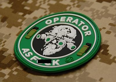 BritKitUSA 3D PVC Operator As Fk OAF Nation MARSOC Raiders USMC Morale Patch