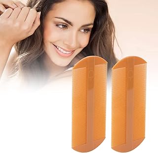 Pente de piolhos dupla face, pente de escala, pente vintage, pente de barba, pente de cabelo, pente de plástico, pente de cuidados com o cabelo, pente de dentes super densos, pente infantil