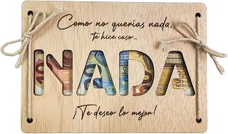 Tarjeta para Regalar Dinero: Regalo de Cumpleaños - Rotulador INCLUIDO | Hucha Regalo | Regalar Dinero Reyes | Regalo Dinero Navidad (NADA - ES)
