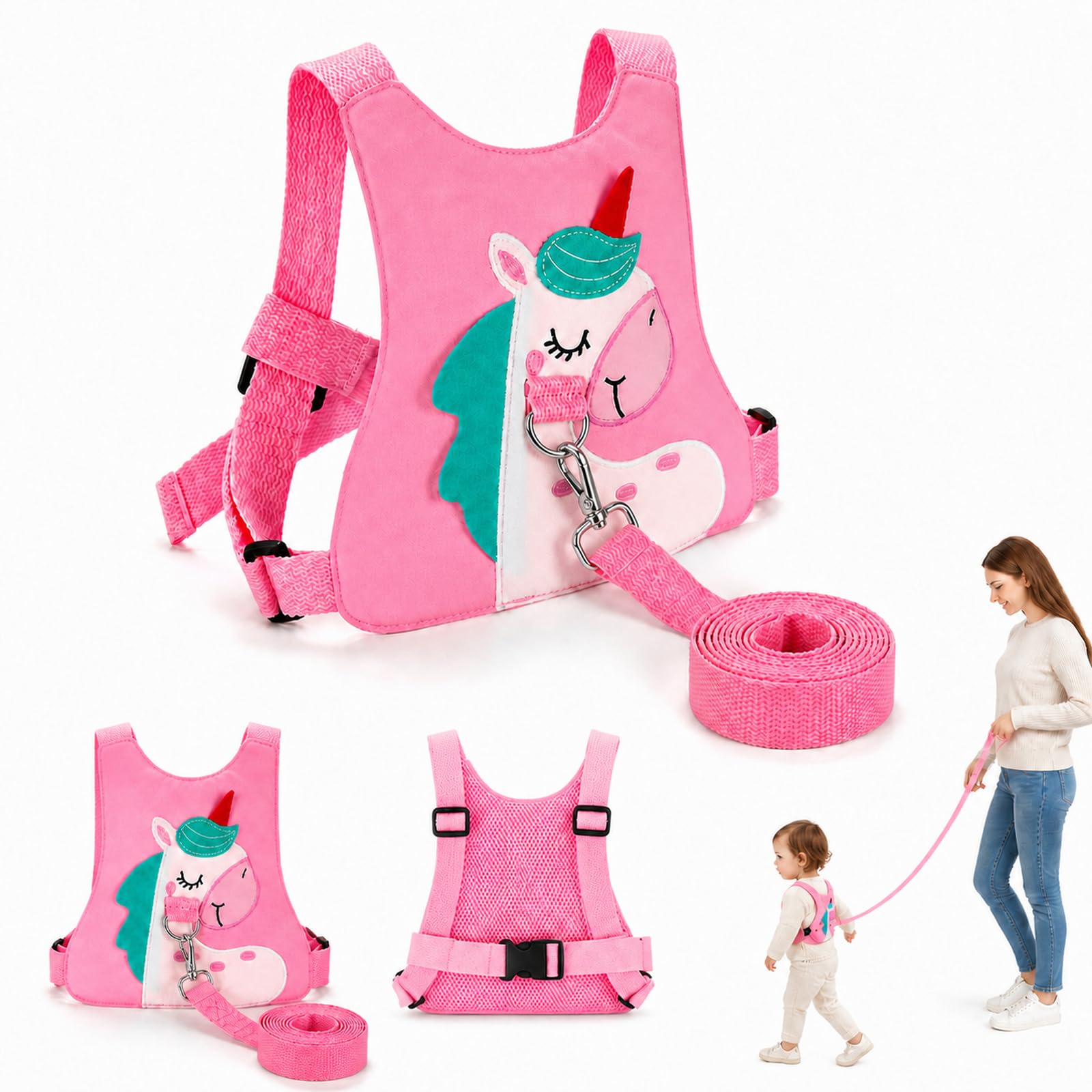 IONEKIUK Toddler Reins Baby Walking Harness, Anti-Loss Children's Reins