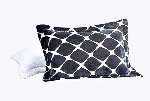 Miniatura 4 de Elegant Comfort Softest - Juego de edredón de 3 piezas de microvisón reversible con respaldo de sherpa de alta calidad, tamaño Queen, color gris