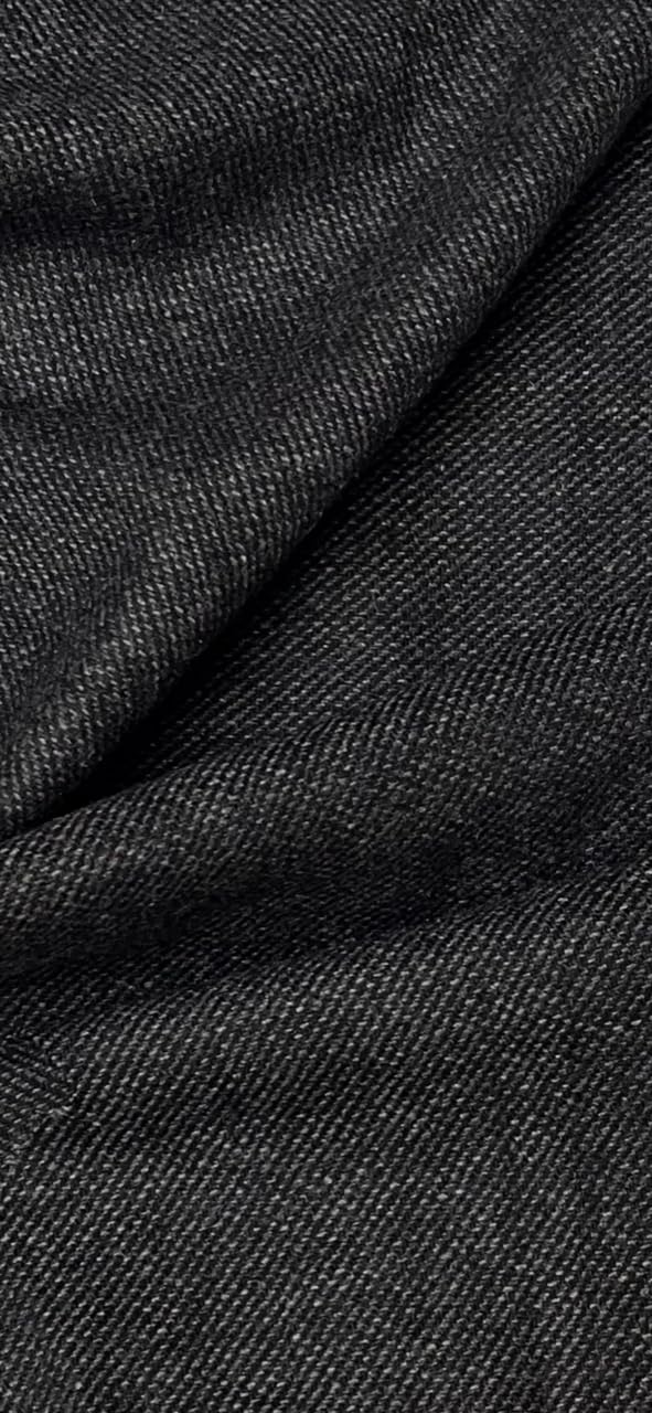 Tuva Textile Bolt of Real 60% Wool Quality Fabric (Flannel, Color. Two-Tone Charcoal Gray Tweed 2 Yard pre Cut