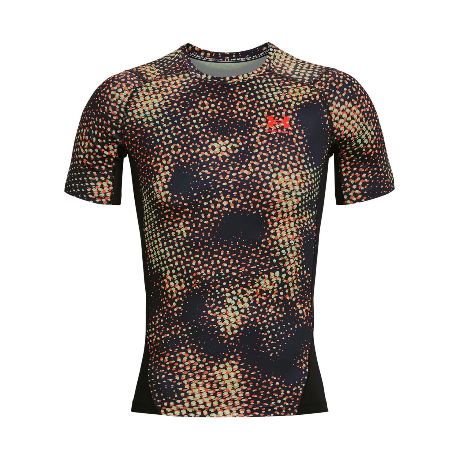 Under Armour HeatGear® 1373819-002 - Pantaloncini da Uomo, con Stampa a Compressione, Colore Nero