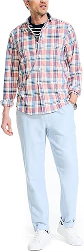 Miniatura 4 de Nautica Camisa de popelina a cuadros para hombre