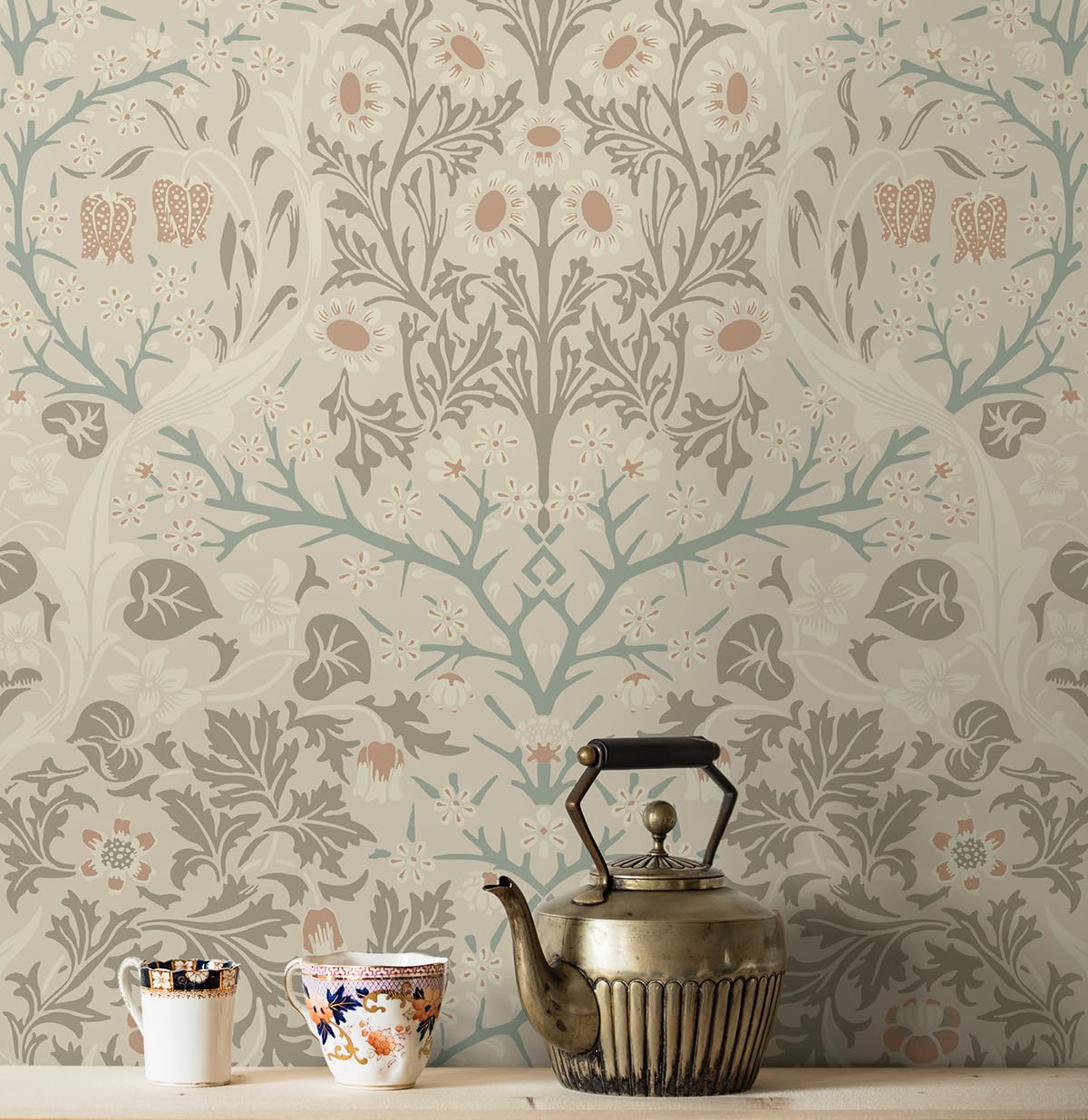 NextWall Seabrook Designs Victorian Garden Floral Vintage