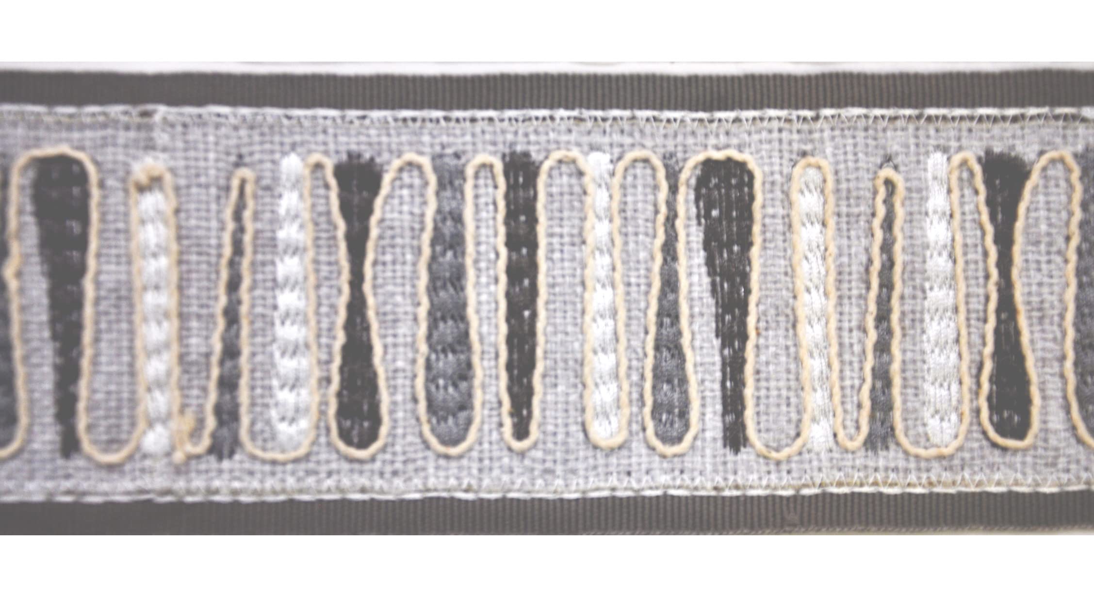Belagio Enterprises - Cinta decorativa tejida, color gris