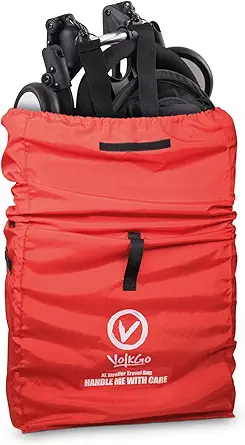 V VOLKGO Stroller Bag for Airplane, Large Stroller Bag for Airplane Travel, Jogger & Stroller Travel Bag - Fits Most Sizes, Gate Check Stroller Bag, Stroller Cover, Durable