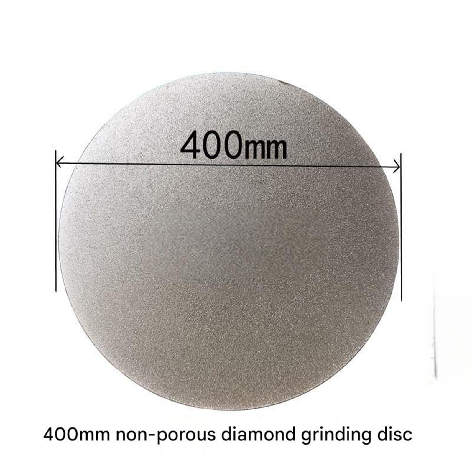Disco abrasivo de diamante redondo aleación no porosa 16 pulgadas y 400mm for rectificadora sello cerámico, hoja grabado disco para amoladora angular(600#)