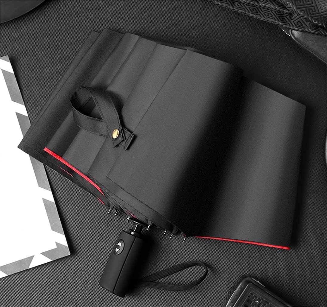 Portable Umbrella for Travel Folding Automatic Umbrella Strong Durable Double-Layer Rain Umbrella Portable Travel Umbrellas for Men and Women Umbrella Outdoor(A-Cloud)