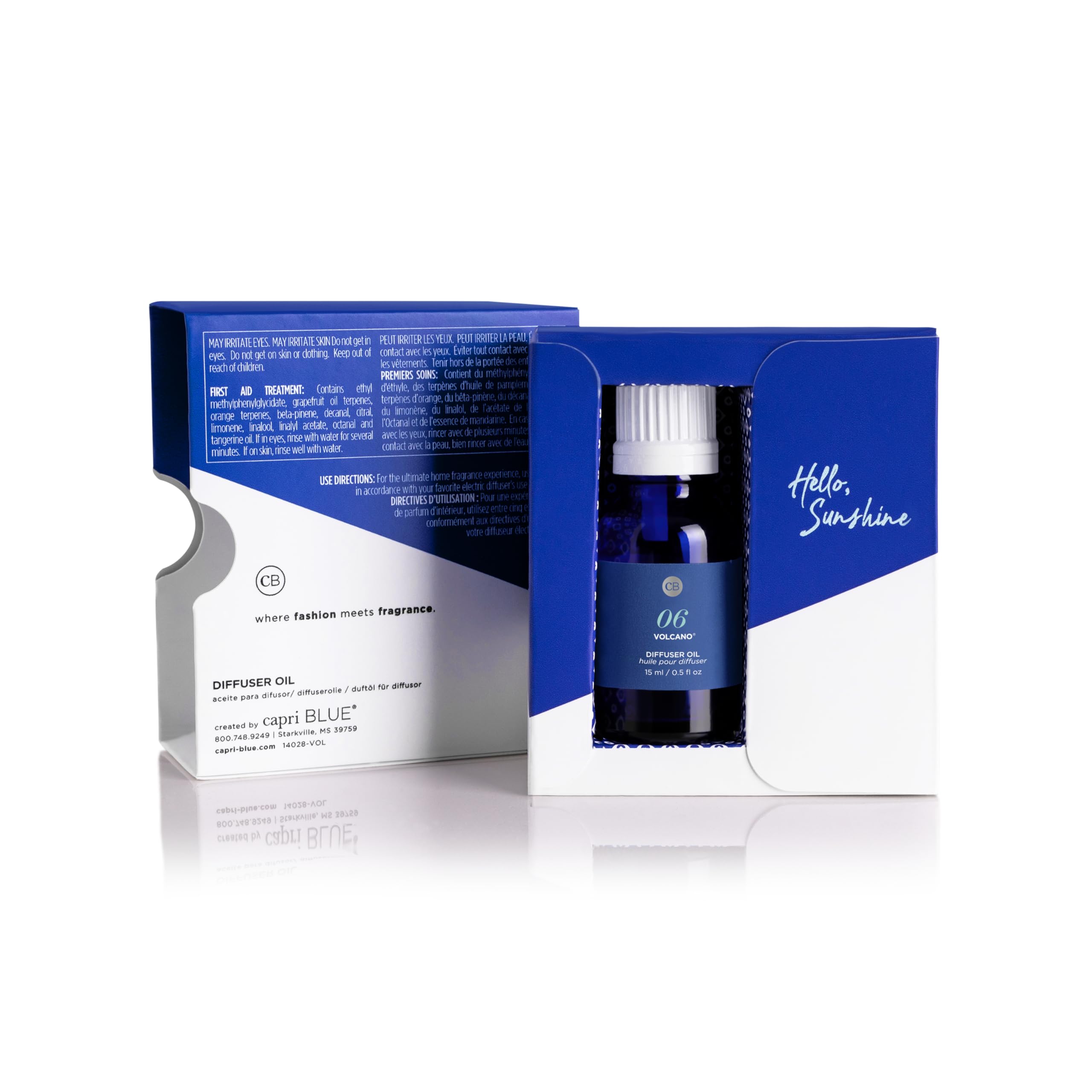 Capri Blue Volcano dyfuzor oleju elektrycznego – do użytku z elektrycznymi dyfuzorami zapachowymi do aromaterapii do domu (14,8 ml)