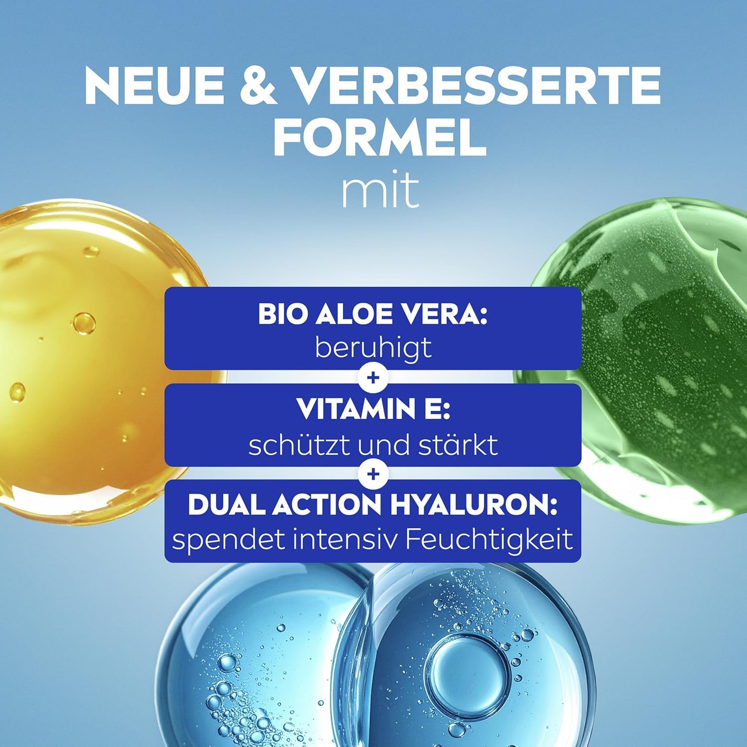 NIVEA SUN Serum nawilżające po opalaniu z bioaloesem, witaminą E i kwasem hialuronowym, balsam po opalaniu wspomagający regenerację skóry po opalaniu (100 ml)