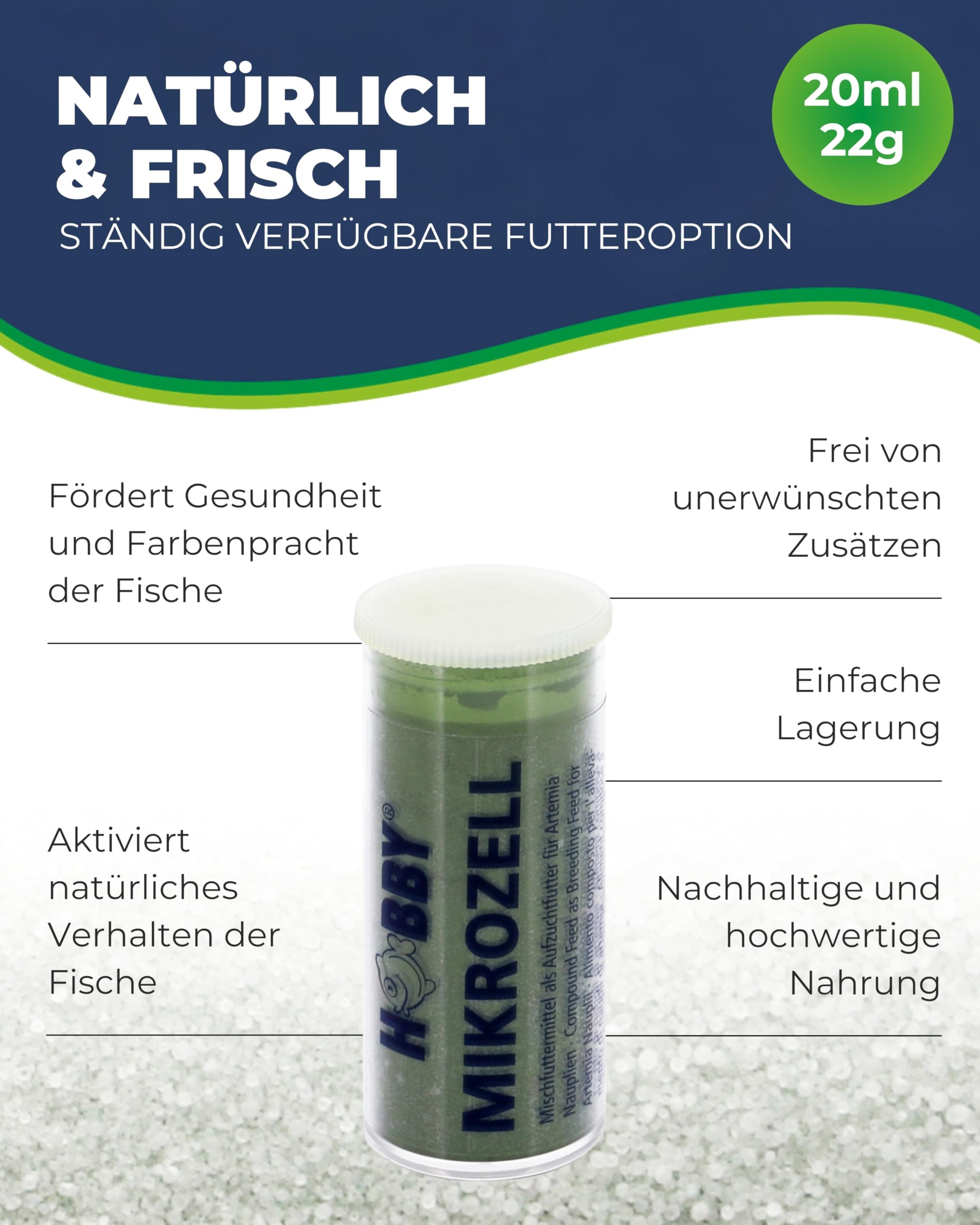 artemia nauplien aufbewahren HOBBY Aquaristik Mikrozell I 20 ml I Aufzuchtfutter für im Alter von 8-10 Tagen I Artemia Aufzuchtfutter mit Phytoplankton I vollwertiges Futter zur Lebendfutteraufzucht Küche, Haushalt & Wohnen Material:Eiche individuell gelasert Mountainbikes günstig kaufen | Zubehör Mini Jars