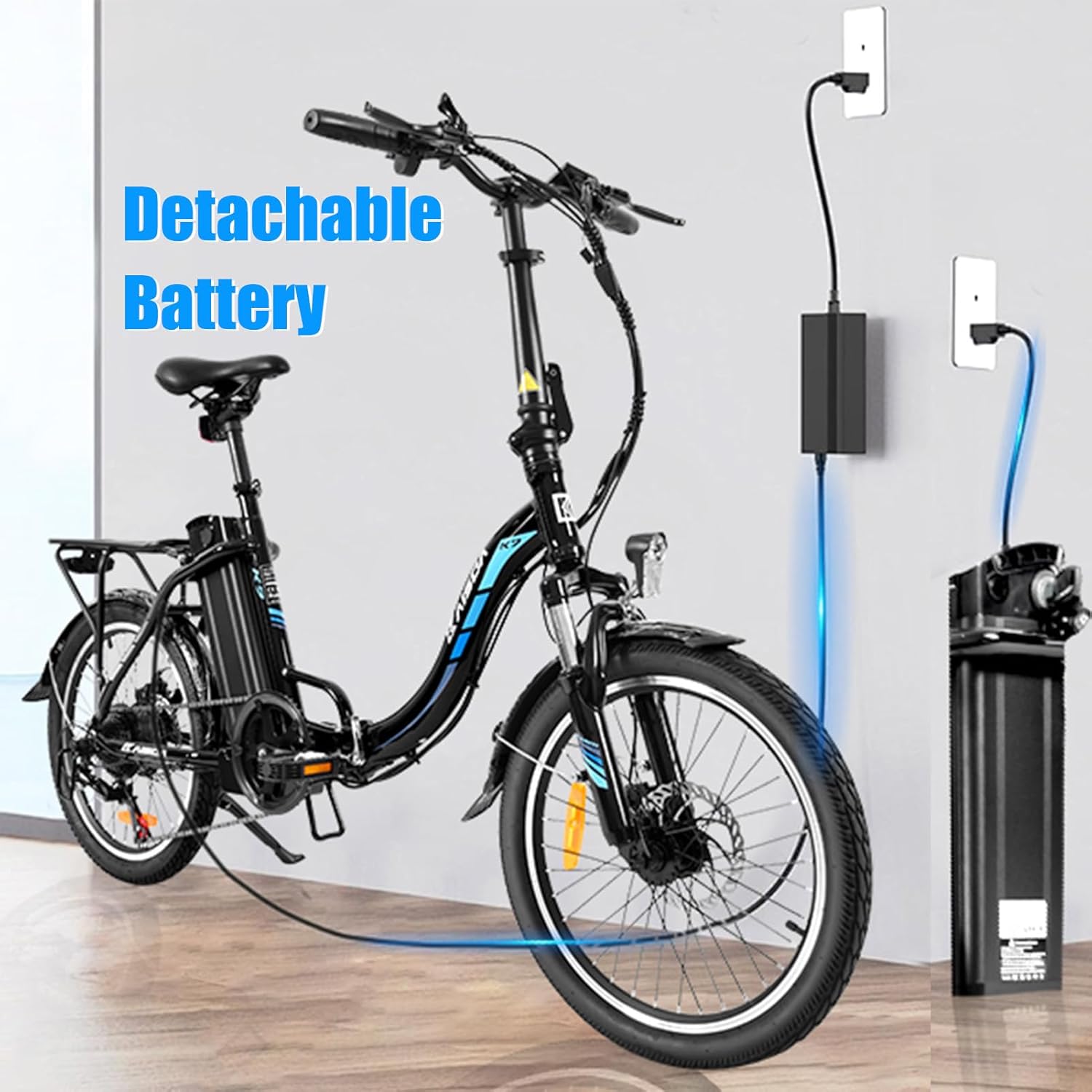 K KAISDA K7 Foldable Electric Bicycle User Manual