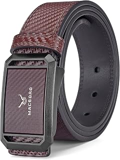 Tsa Approved Airport Security Hypoallergenic Plastic Non Metal Nickel Free Mechanic No Scratch Leather Belt 1.5"