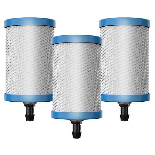 Filtro de agua Patriot Pure Nanomesh Paquete de 3 para más de 200 contaminantes, bueno para hasta 800 galones