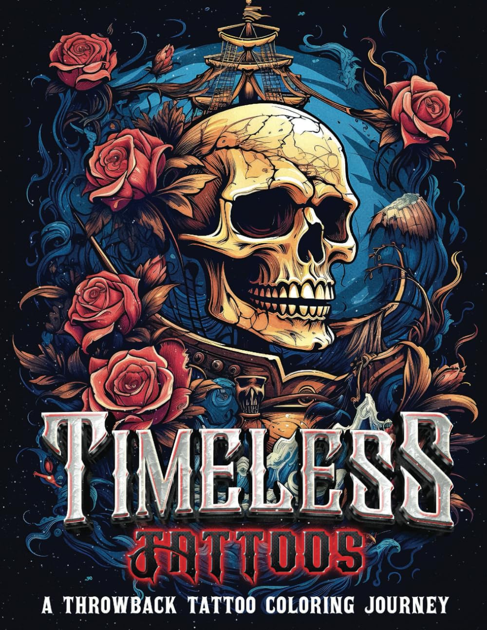 Timeless Tattoos: A throwback tattoo coloring Journey (Timeless Tattoos A Throwback coloring journey)