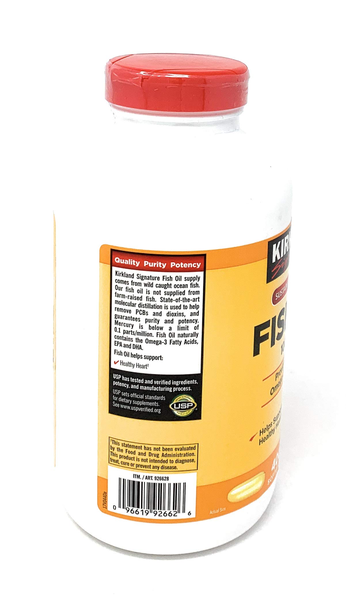 Signature. Aceite de Pescado concentrado con ácidos grasos Omega-3, 800 cápsulas blandas de 0.035 oz 3