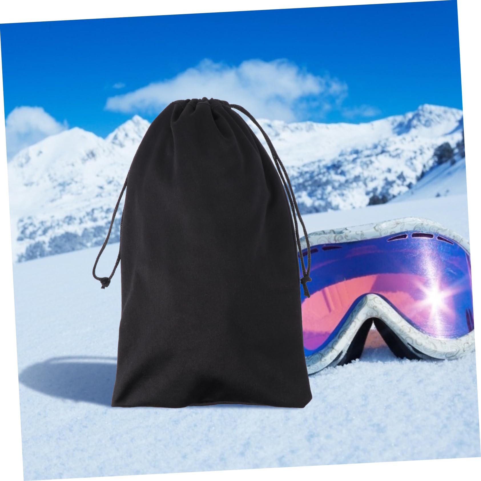 Happyyami 90pièces Pochette pour Lunettes De Ski Étui De pour Lunettes De Soleil à Cordon Accessoire De Transport pour Sports Hiver