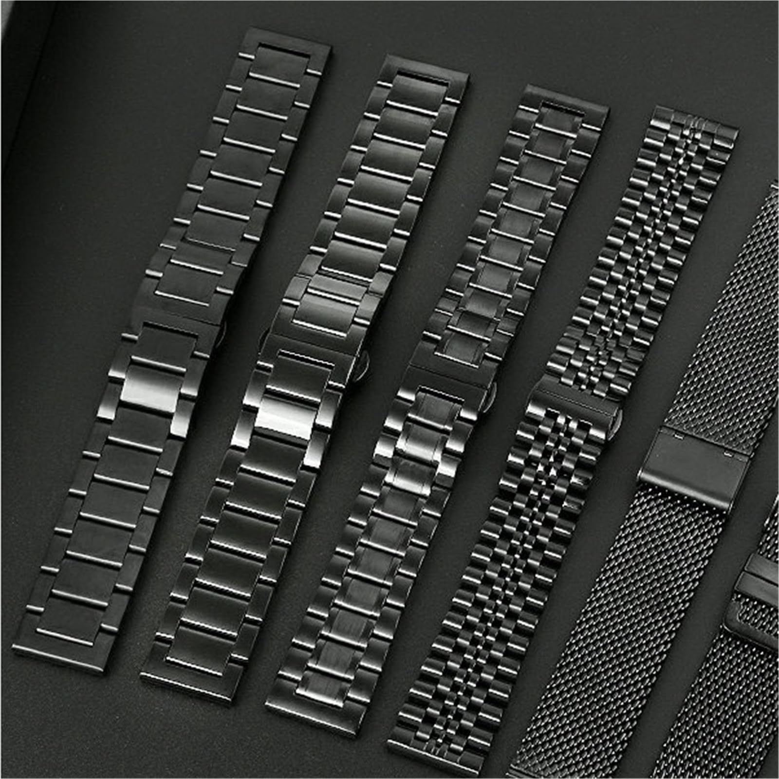 cinturino dell'orologio Cinturino di ricambio in ceramica classica nera da uomo, accessori comodi e durevoli for braccialetti 22 mm