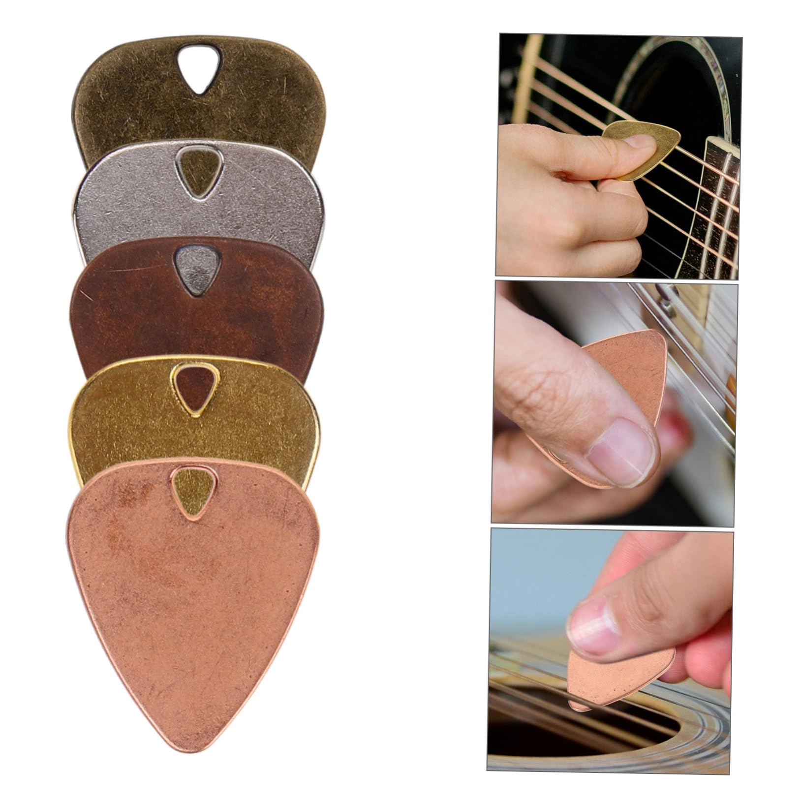 PACKOVE 30 Uds Púas De Guitarra Púas De Pulgar Púas De Ukelele Púas De Bajo Accesorios De Guitarra Púas De Dedo De Guitarra