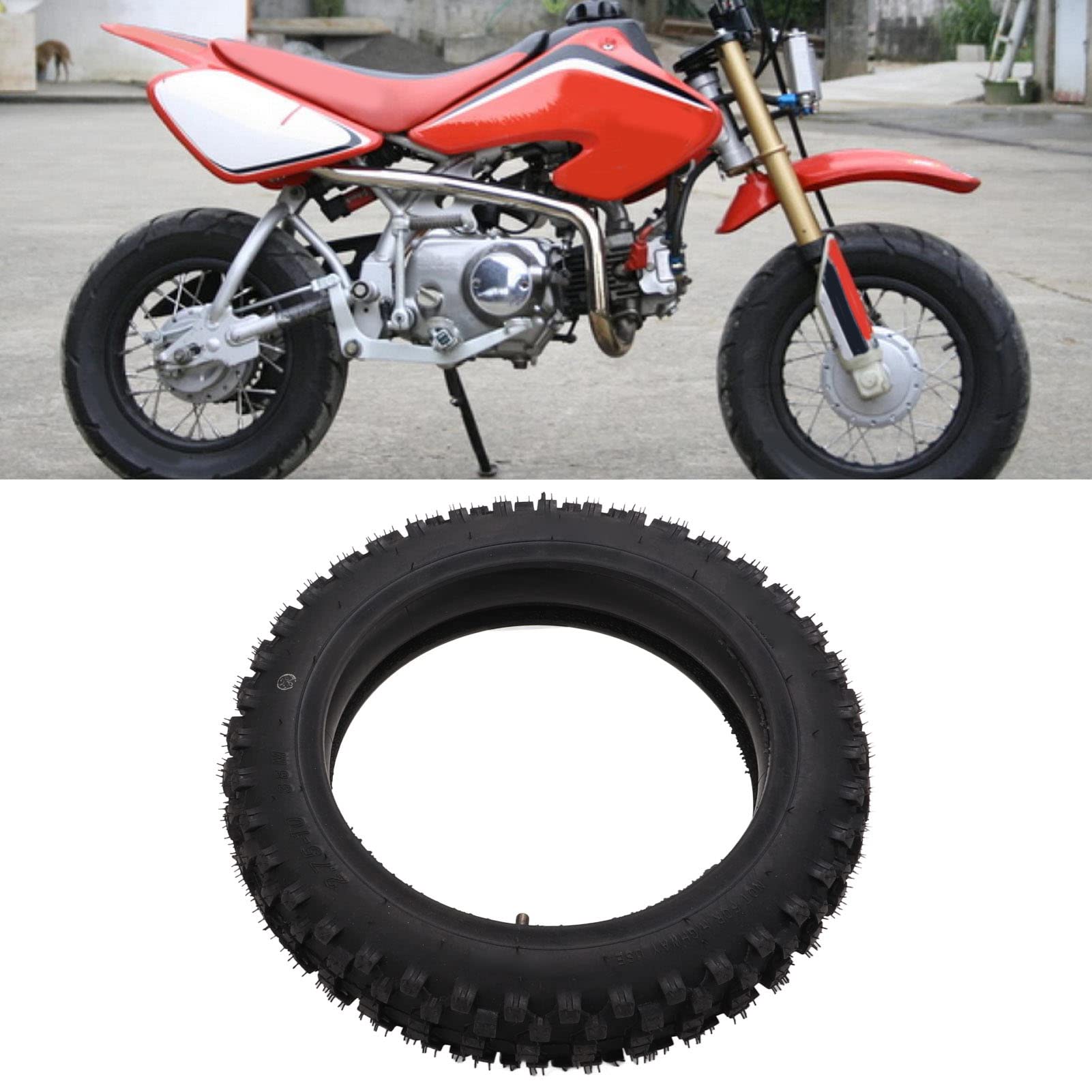 Zestaw Opon i Dętek Knobby 2,75-10 do Pitbike’a Off Road Motocross o Pojemności 90 Cm3