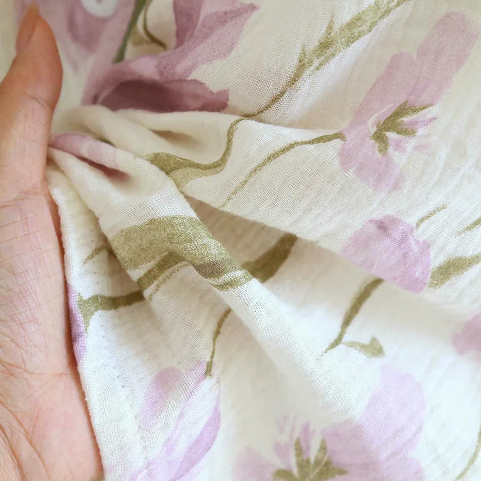 Pigiama Set da Donna Primaverile E Autunnale in Garza di Cotone A Maniche Lunghe Casual per La Casa Due Pezzi-005-2xl