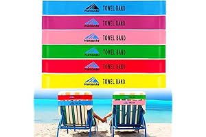 Extra Durable Natonhi Towel Straps for Beach Chairs - Won't Snap